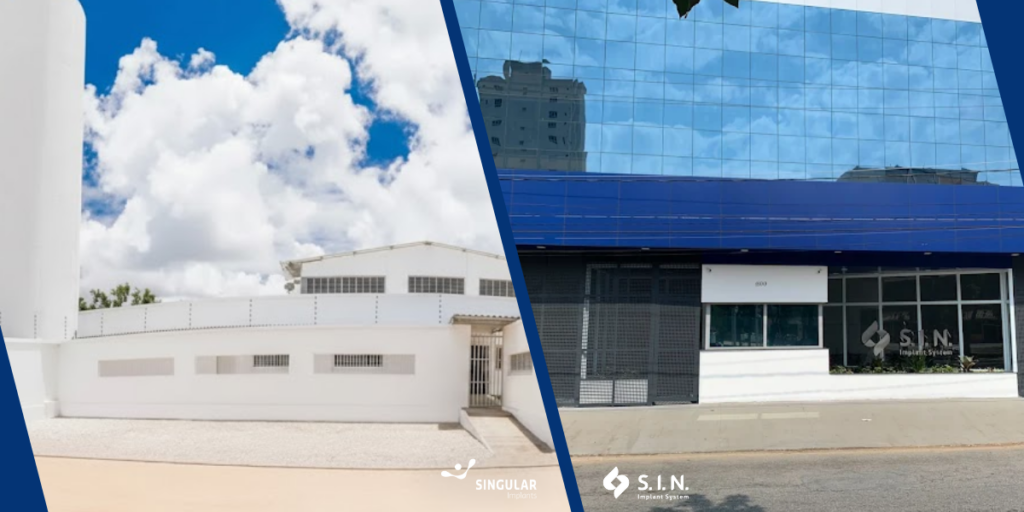 Tombstone da transação entre Singular Implants, S.I.N. e Henry Schein, com a Quatá Confidence Capital como assessor financeiro exclusivo em M&A.